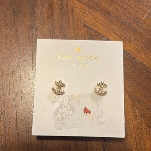 Kate Spade Gold Anchor Earrings